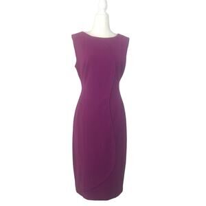 Halogen Fuchsia Stretch Sheath Dress 12